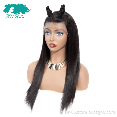 Cheap100% Raw Virgin Hair Unprocessed Wholesale , Straight 13x4 Lace Frontal  Brazilian Virgin Human Hair Wigs For Black Women